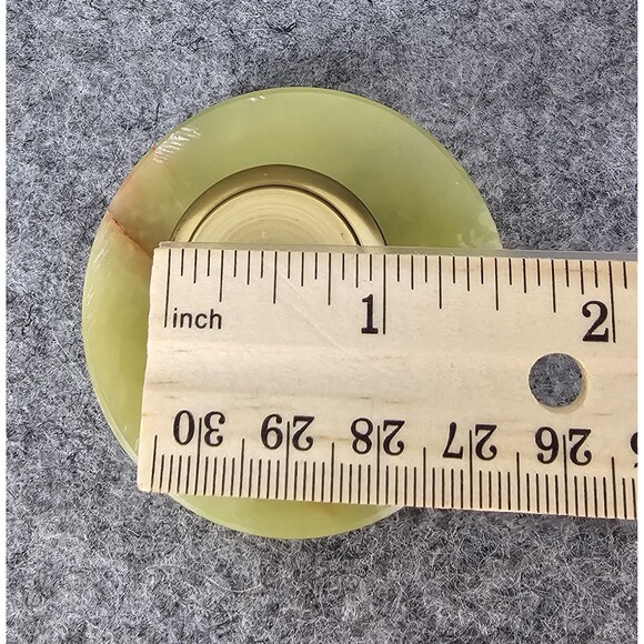 Onyx Green Salt Cellar, Pinch Bowl, Kitchen Pinch Pot, Salt & Pepper Cellars - Picture 8 of 8